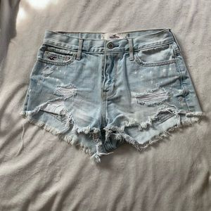 Hollister Distressed Denim Shorts